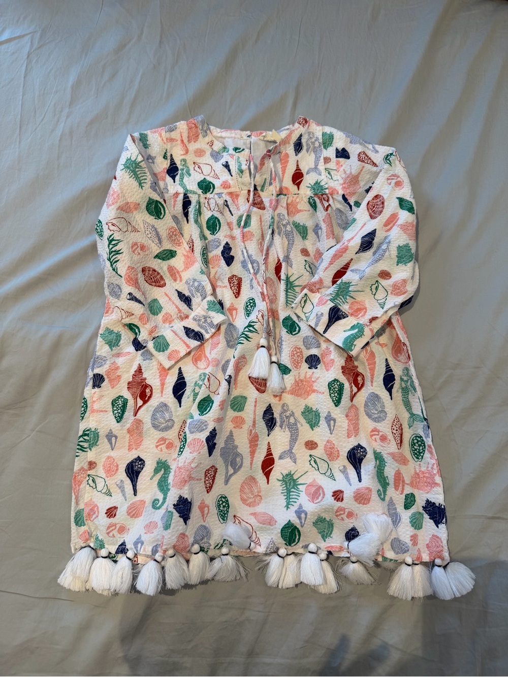 Roller Rabbit Girls Cover Up with Tassels